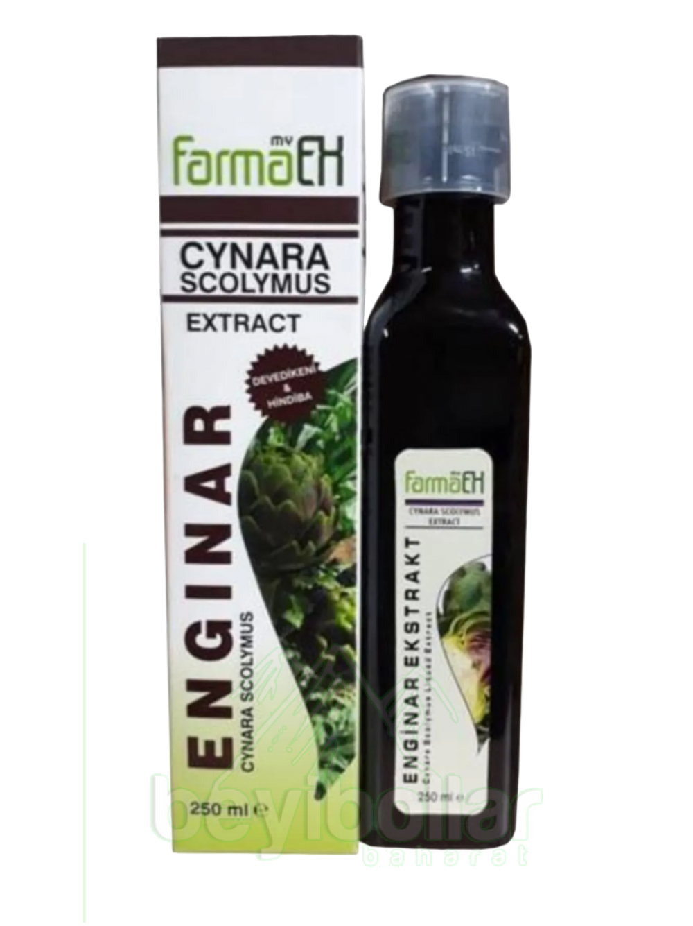 Doğadan Farmaex Enginar Deve Dikeni Hindiba Extract 250 Ml.